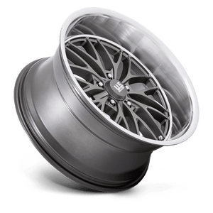 US MAG U139 SANTA CRUZ Anthracite W/ Diamond Cut Lip 20x8.5 +6 5x127mm 78.1mm - Wheelwiz