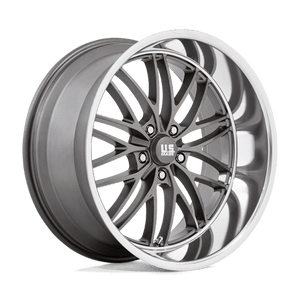 US MAG U139 SANTA CRUZ Anthracite W/ Diamond Cut Lip 22x10.5 0 5x127mm 78.1mm - Wheelwiz