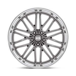 US MAG U139 SANTA CRUZ Anthracite W/ Diamond Cut Lip 22x9 +15 5x127mm 78.1mm - Wheelwiz