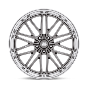 US MAG U139 SANTA CRUZ Anthracite W/ Diamond Cut Lip 22x9 +15 5x127mm 78.1mm - Wheelwiz