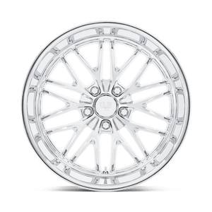 US MAG U140 SANTA CRUZ Chrome 20x8.5 +6 5x120.65mm 72.6mm - Wheelwiz