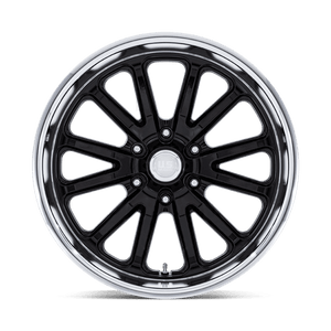 US MAG UC145 RAMBLER 6 Gloss Black Diamond Cut Lip 20x9.5 +1 6x139.7mm 106.1mm - Wheelwiz
