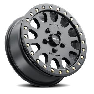 Method Race Wheels MR401 Beadlock UTV Matte Black 15x10 +25 5x114.3mm 72mm