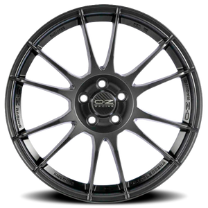 OZ Racing Ultraleggera Matte Graphite Silver 15x7 +37 4x100mm 68mm - Wheelwiz