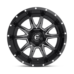 Fuel Offroad D627 VANDAL Gloss Black Milled 17x9 +1 5x139.7|5x150mm 110.1mm - Wheelwiz