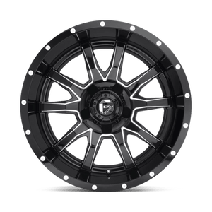 Fuel Offroad D627 VANDAL Gloss Black Milled 22x12 -43 6x135|6x139.7mm 106.1mm - WheelWiz