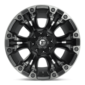 Fuel Offroad D851 VAPOR Matte Black Gray Tint 18x9 +1 8x170mm 125.1mm