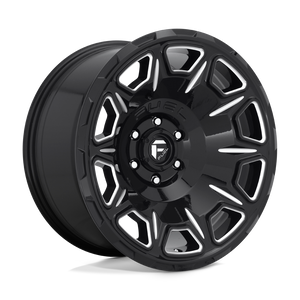 Fuel Offroad D688 VENGEANCE Gloss Black Milled 17x9 -12 6x139.7mm 106.1mm - WheelWiz