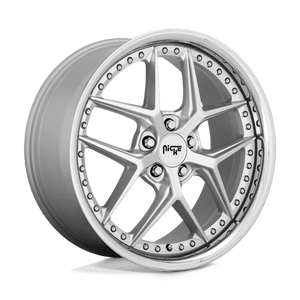 Niche M225 VICE Matte Silver 20x10.5 +40 5x114.3mm 72.6mm - Wheelwiz