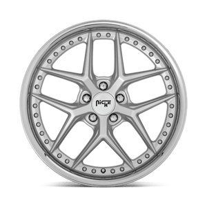 Niche M225 VICE Matte Silver 20x9 +38 5x112mm 66.6mm - WheelWiz