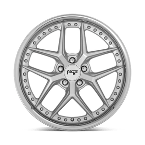 Niche M225 VICE Matte Silver 20x10.5 +35 5x120mm 72.6mm - Wheelwiz