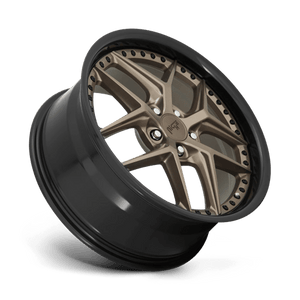 Niche M227 VICE Matte Bronze Black Bead Ring 20x9 +35 5x120mm 72.6mm - Wheelwiz