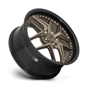 Niche M227 VICE Matte Bronze Black Bead Ring 19x9.5 +48 5x112mm 66.6mm - Wheelwiz