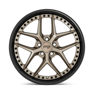 Niche M227 VICE Matte Bronze Black Bead Ring 20x10.5 +35 5x120mm 72.6mm - Wheelwiz