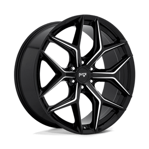 Niche M232 VICE SUV Gloss Black Milled 24x10 +30 6x135mm 87.1mm - Wheelwiz