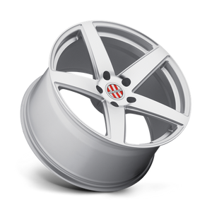 Victor Equipment BADEN Silver W/ Mirror Cut Face 18x11 +55 5x130mm 71.5mm