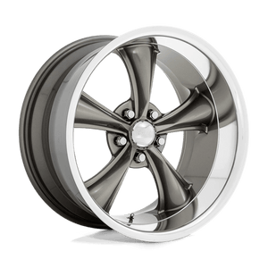 American Racing VN338 BOSS TT Graphite W/ Diamond Cut Lip 18x9.5 -4 5x114.3mm 72.6mm - Wheelwiz