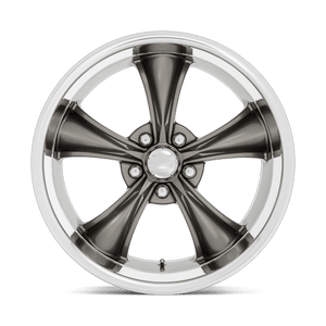 American Racing VN338 BOSS TT Graphite W/ Diamond Cut Lip 18x8 +2 5x120.65mm 72.6mm - Wheelwiz