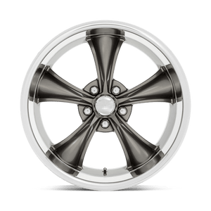 American Racing VN338 BOSS TT Graphite W/ Diamond Cut Lip 20x8.5 +2 5x114.3mm 72.6mm - Wheelwiz