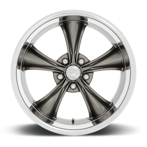 American Racing VN338 BOSS TT Graphite With Diamond Cut Lip 20x10 +02 5x120.65mm 72.6mm - Wheelwiz