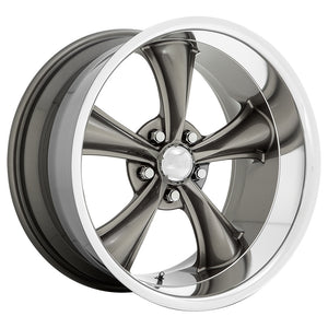 American Racing VN338 BOSS TT Graphite With Diamond Cut Lip 20x10 +35 5x120mm 74.1mm - Wheelwiz