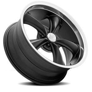 American Racing VN338 BOSS TT Textured Black With Diamond Cut Lip 20x8.5 +14 5x115mm 72.6mm - Wheelwiz