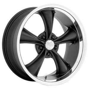 American Racing VN338 BOSS TT Textured Black With Diamond Cut Lip 20x8.5 +14 5x115mm 72.6mm - Wheelwiz