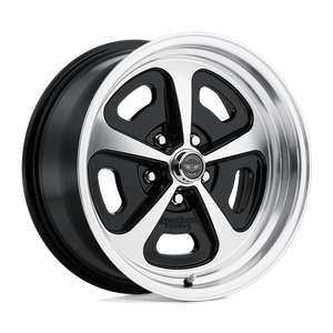 American Racing VN501 500 MONO CAST Gloss Black Machined 17x9 +12 5x114.3mm 72.6mm - WheelWiz