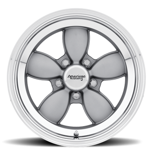 American Racing VN504 Mag Gray Center With Mirror Lip 15x7 00 5x120.65mm 72.6mm - Wheelwiz