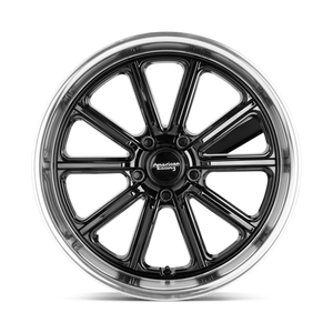 American Racing VN507 RODDER Gloss Black W/ Diamond Cut Lip 20x9.5 -18 5x114.3mm 72.6mm - Wheelwiz