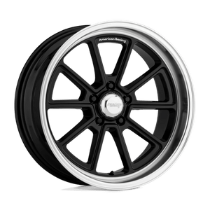 American Racing VN510 DRAFT Gloss Black W/ Diamond Cut Lip 18x8 0 5x114.3mm 72.6mm - Wheelwiz