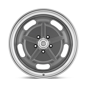 American Racing VN511 SALT FLAT Mag Gray W/ Diamond Cut Lip 17x8 0 5x114.3mm 72.6mm - Wheelwiz