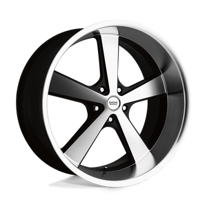 American Racing VN701 NOVA Gloss Black Machined 20x10 +18 5x114.3mm 72.6mm - WheelWiz