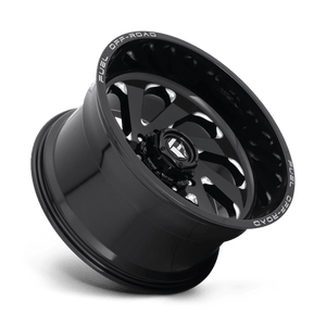Fuel Offroad D637 VORTEX Gloss Black Milled 22x12 -44 8x165.1mm 125.1mm - Wheelwiz