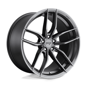 Niche M204 VOSSO Matte Anthracite 20x10.5 +45 5x112mm 66.6mm - Wheelwiz