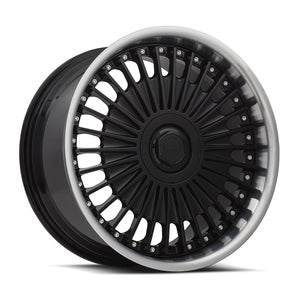 MRR VP4 Black Machined Lip 19x9.5 +20 5x114.3mm 73.1mm