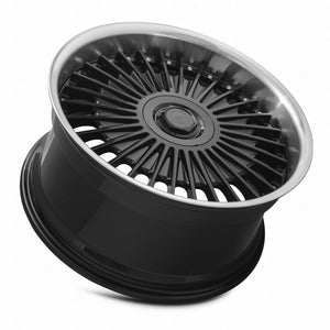 MRR VP4 Black Machined Lip 20x10 +20 5x120mm 72.6mm - Wheelwiz