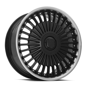 MRR VP4 Black Machined Lip 20x8.5 +20 5x114.3mm 73.1mm - Wheelwiz