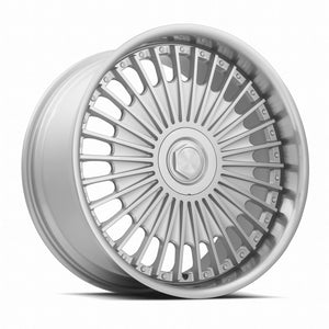 MRR VP4 Silver Machined Lip 22x10.5 +25 5x112mm 66.6mm - Wheelwiz