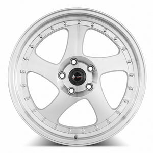 Vors VR2 Silver Machined Face 18x8 +35 5x115mm 73.1mm - Wheelwiz