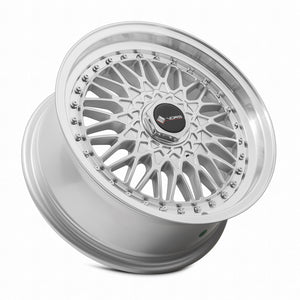 Vors VR3 Silver Machined Face 16x8 +30 4x108mm 73.1mm - Wheelwiz