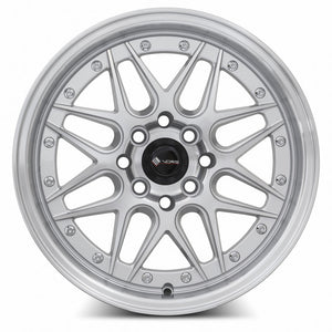 Vors VR7 Silver Machined Face 15x7 +35 4x100|4x114.3mm 73.1mm - Wheelwiz