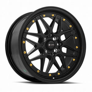 Vors VR7 Gloss Black 16x7 +38 4x108mm 73.1mm - Wheelwiz