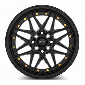 Vors VR7 Gloss Black 16x7 +38 4x100|4x114.3mm 73.1mm - Wheelwiz