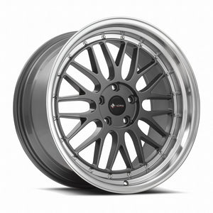 Vors VR8 Hyper Black Machined Lip 19x9.5 +22 5x112mm 73.1mm - Wheelwiz