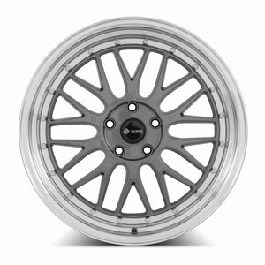Vors VR8 Hyper Black Machined Lip 18x9 +20 5x120mm 73.1mm - Wheelwiz