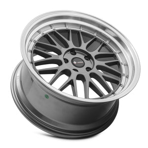 Vors VR8 Hyper Black Machined Lip 18x9 +20 5x108mm 73.1mm - Wheelwiz