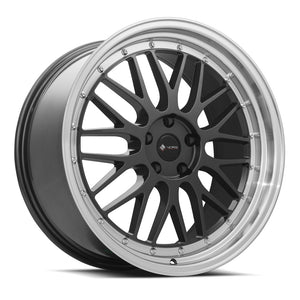 Vors VR8 Hyper Black Machined Lip 20x9.5 +35 5x108mm 73.1mm - Wheelwiz