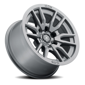Icon Alloys Vector 6 Titanium 17x8.5 0 6x139.7mm 106mm