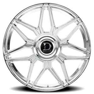 Dolce Luxury Verona Chrome 24x10 +25 6x135|6x139.7mm 106.2mm